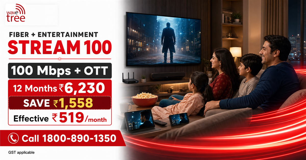Fiber + Entertainment — Stream 100